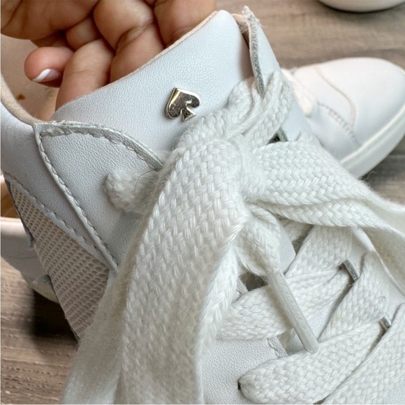NWOB Kate Spade - Fez Leather Sneakers - 9.5B - Picture 8 of 9